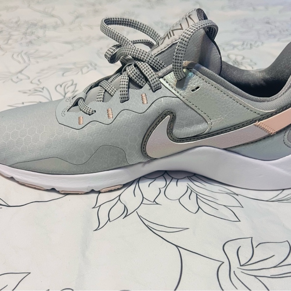 Nike Gray and Pink Modern Sneakers